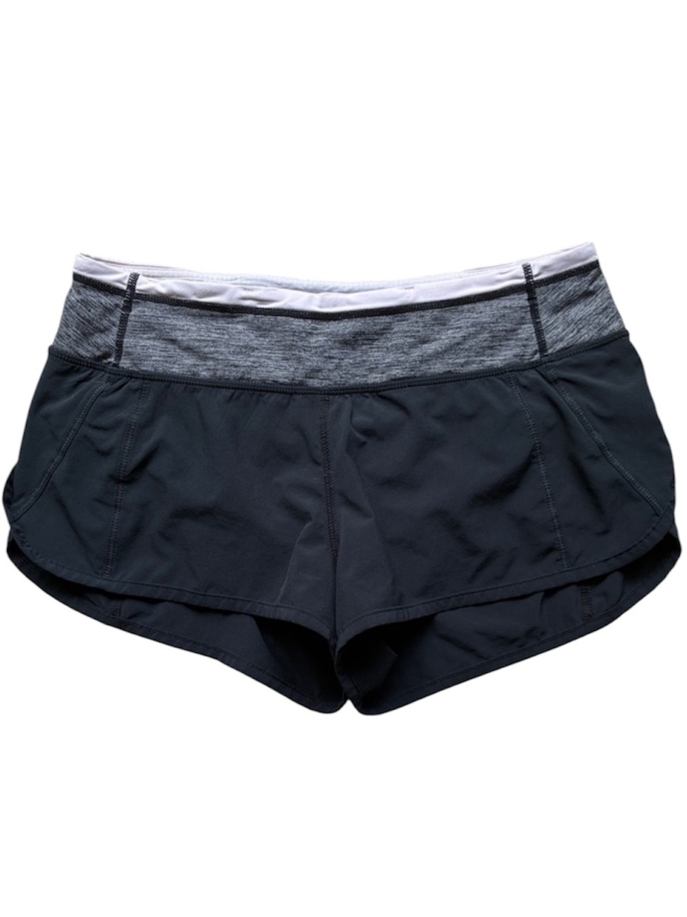 Lululemon Women’s Run: Speed Shorts in Black & Light Pink Size 4